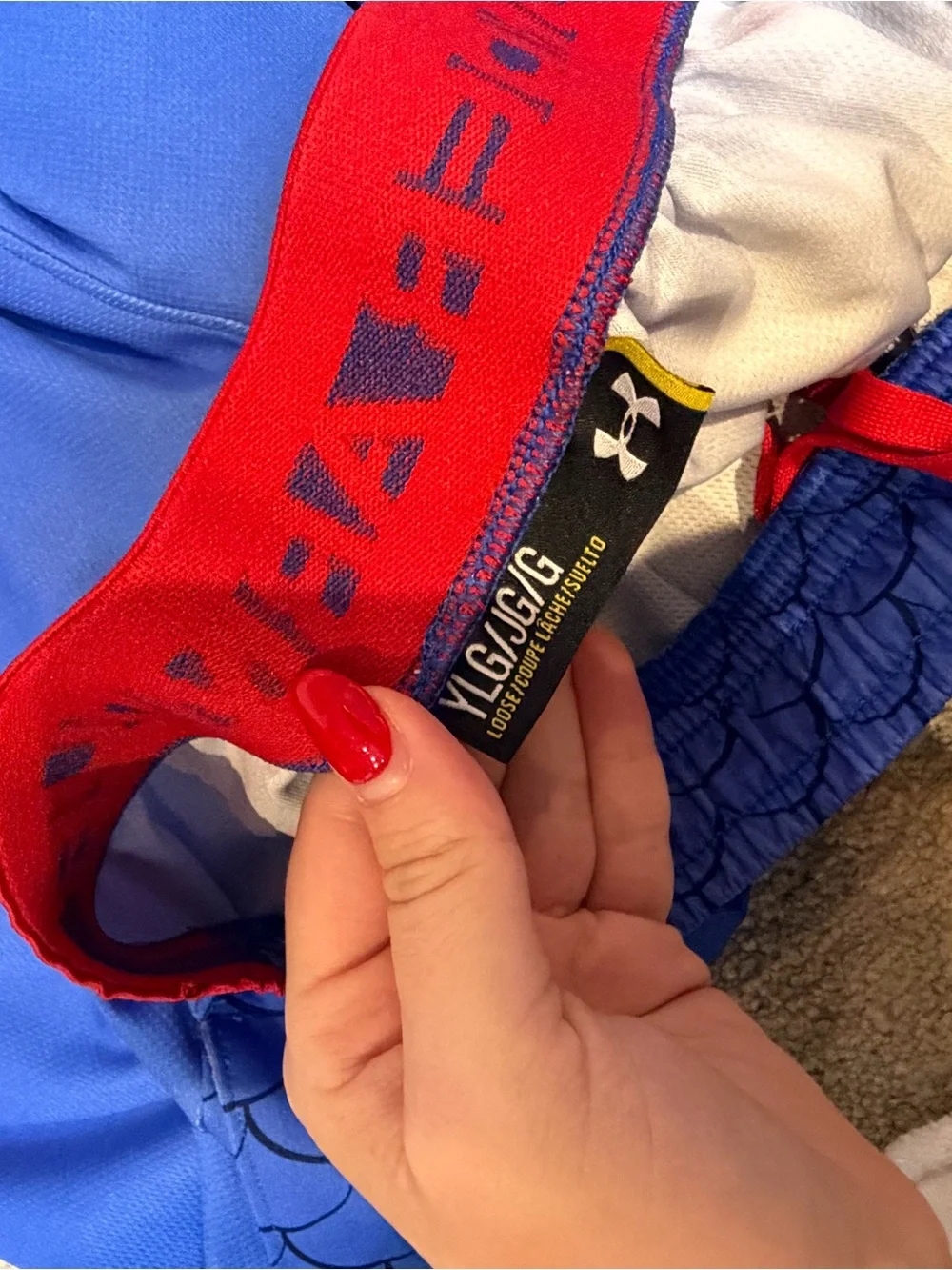 Under Armour Youth Blue Captain America Performance Shorts